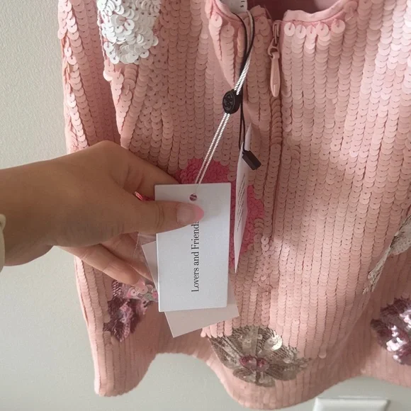 Lovers + Friends Sequin Floral Mini Dress - Picture 4 of 5